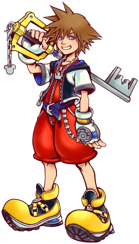 Kingdom Hearts Sora character art