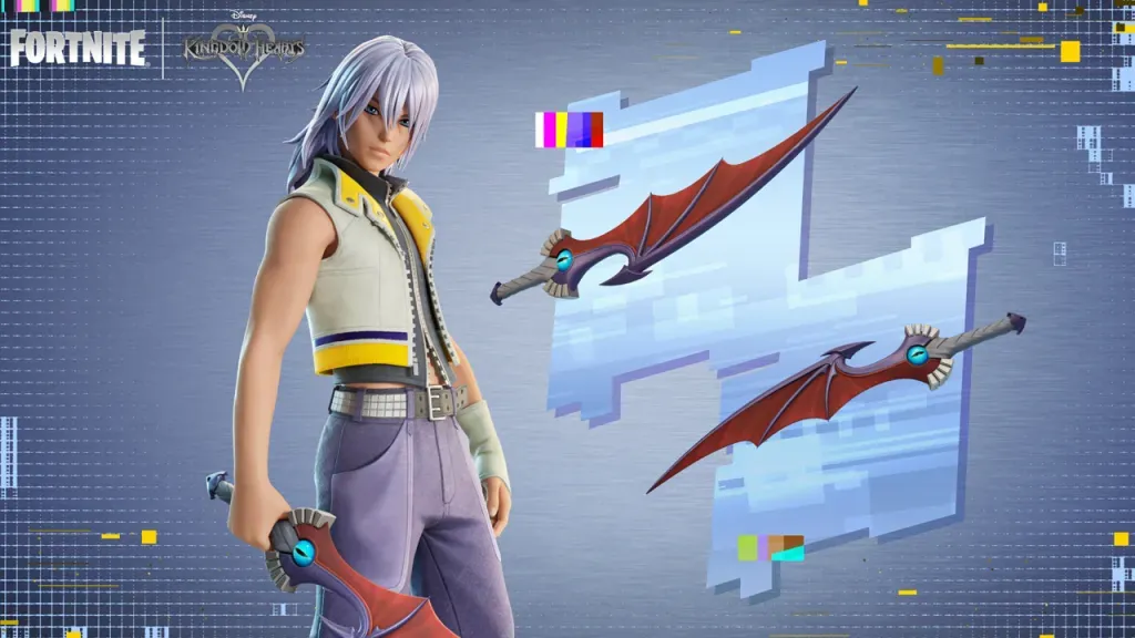 Riku Fortnite bundle: KH2 outfit, Soul Eater pickaxe and Back Bling