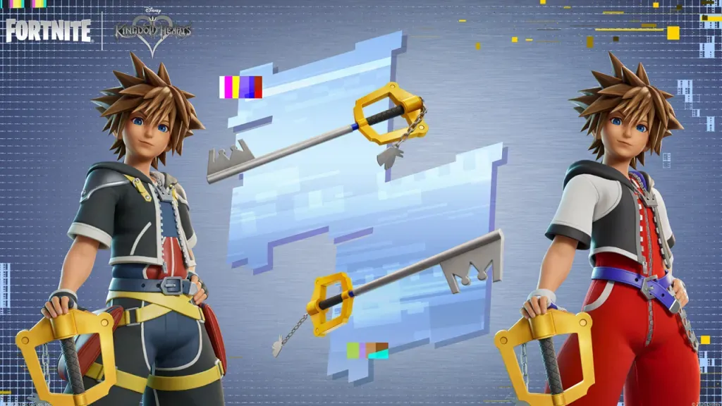 Sora Fortnite bundle: KH2 outfit, Kingdom Key pickaxe and Back Bling